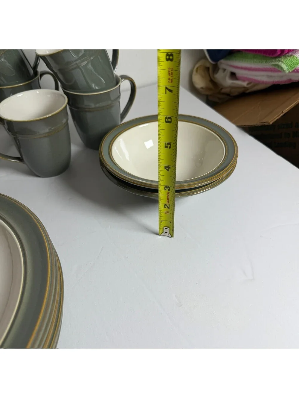 Dansk Sirocco Spruce Stoneware Dinnerware Set 25 Pieces S-5